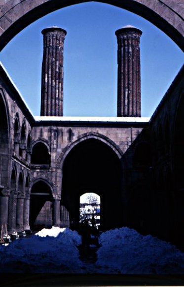 Inner view of Çifte Minareli Medrese