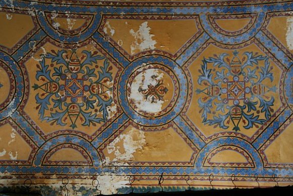 A detail of ceiling in Hagia Sophia