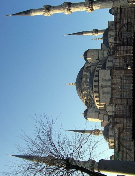 Outside view of Blue Mosque