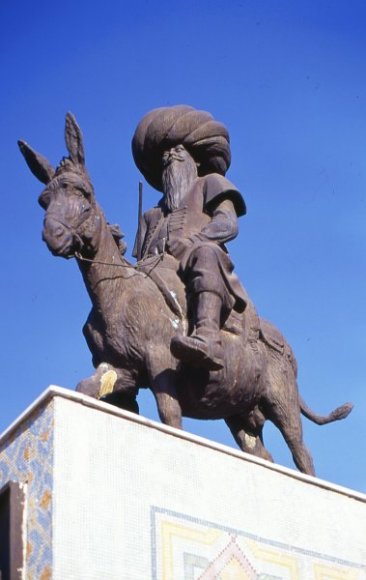 Nasreddin Hoca sculpture in Akşehir