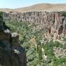 Ihlara Valley is a 16 km long gorge cut into volcanic rock.