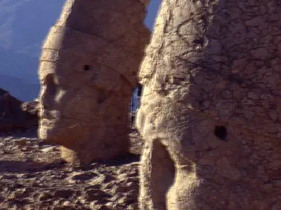 Colossal heads of Zeus and Commagene king Antiochus I