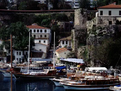 Kaleiçi Yatch Harbour. Old Roman harbour is used a well-equipment yatch marina. You can take a daily boat tour from marina.
