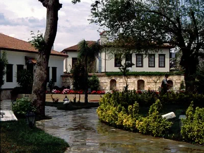Garden of a mansion, today there is a boutique hotel