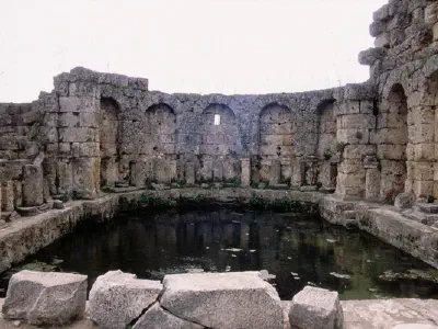 Inner view of Roman bath