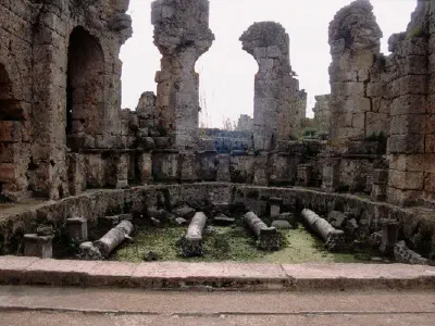 Inner view of Roman bath