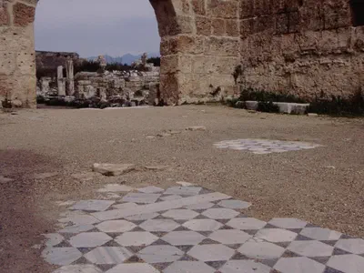 Marble floor at cooling room