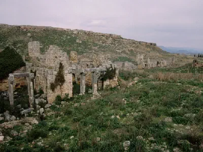 The Necropolis behind of city walls