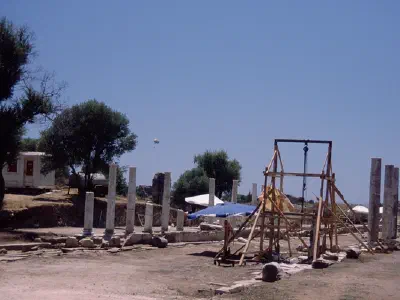 Ancient city excavations