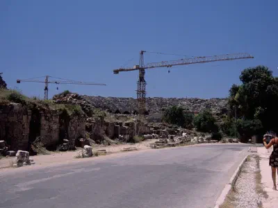 Ancient city excavations