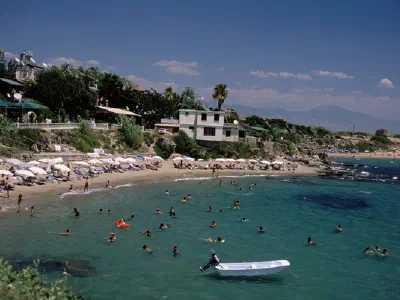 The beach of Side