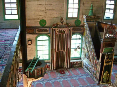 Inside Camili Mosque, Macahel.