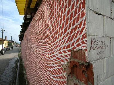 An artwork from a Gölyazi street