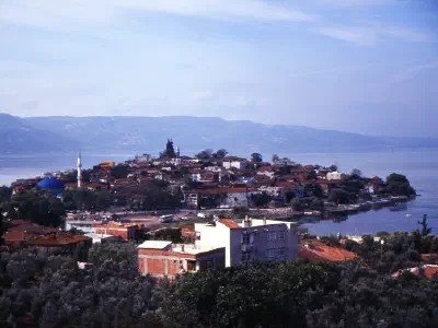 Gölyazı Village is at the shore of Ulubat Lake.