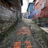 An artwork from a Gölyazı street, a giant step