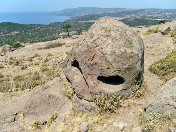 Ancient ruin in Behramkale.