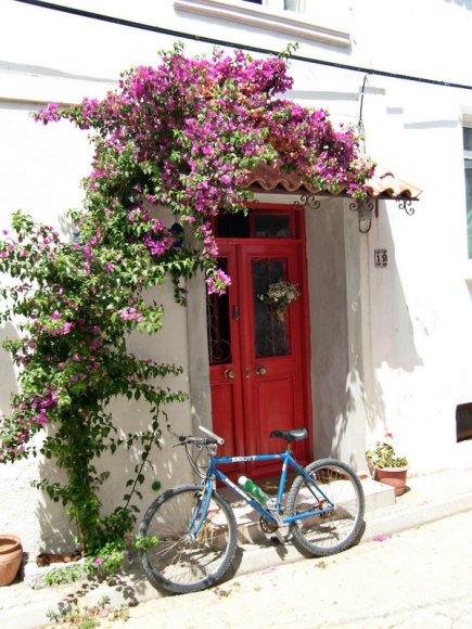 A Bozcada street.