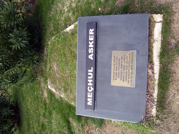 A Turkish soldier's skull given by Anzak grandson