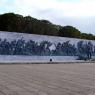 The wall at the memorial showing the service and sacrifice of the Turkish soldiers.
