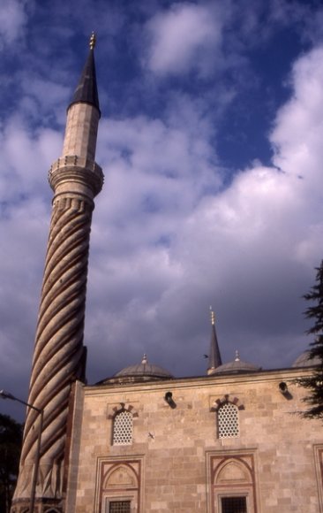 Edirne - Minaret of Üç Şerefeli Mosque