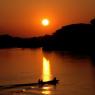 Edirne - Sunset in Meriç River
