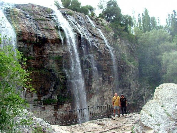 Watching point of Tortum Waterfall