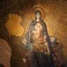 Mosaic of Virgin Maria with Jesus Christ on the ceiling of Hagia Sophia