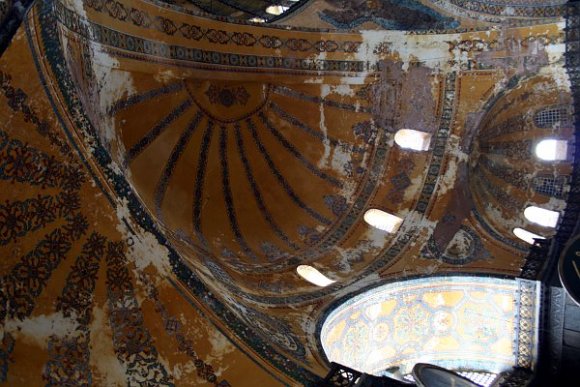 Ceiling detail of Hagia Sophia