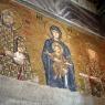 Mosaic of Virgin and Child with John II and Irene.