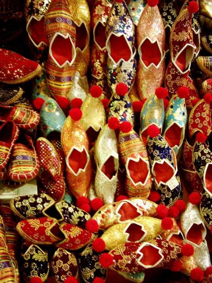 Istanbul - Egyptian Bazaar - Turkish Slippers