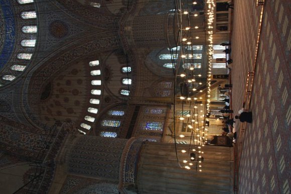 Interior of Blue Mosque