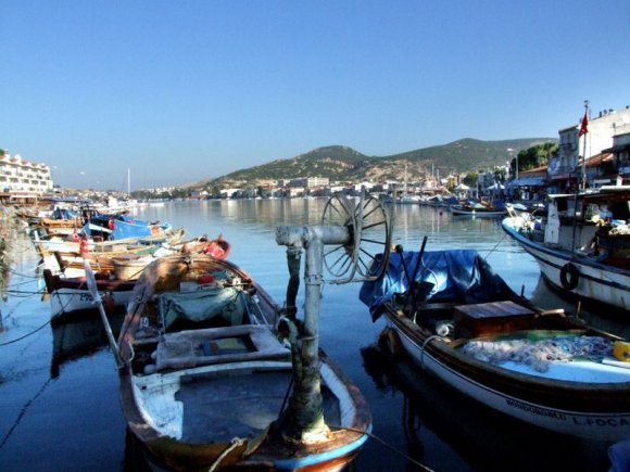 Foça - Small fishermen boats