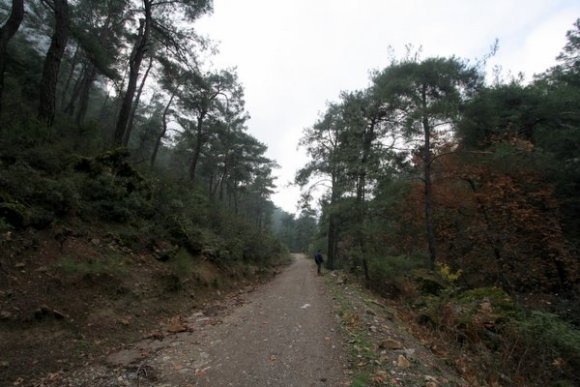 Trekking route in Nazarköy