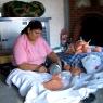 Şirince - A local woman making tarhana(A kinf of soup)