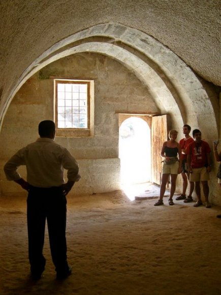 Inside mosque in Zelve.