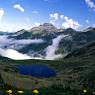 Kaçkarlar - Crater lake, mountain, flowers
