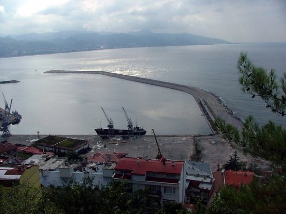 An outlook of Trabzon port