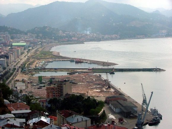 An outlook of Trabzon port
