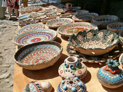 Handcraft in Behramkale. You will see many villagers set up stalls up to the ancient ruins and selling their handcrafts, herbs etc.