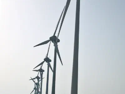 Windmills of Bozcaada. There are 17 turbines at the western cape od Bozcaada. They produce 10.2 MW energy and excess power is transferred to mainland.