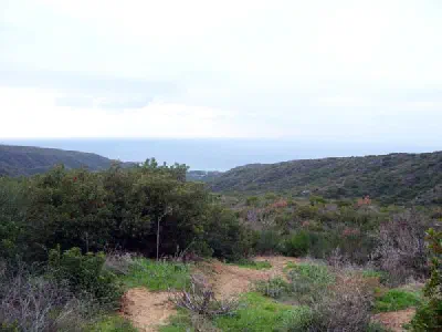 An outlook from 57th Infantry Regiment Cemetery to the coast.