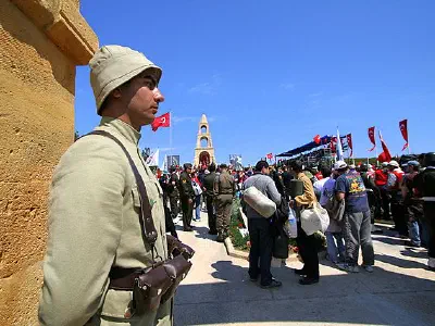 Gallipoli, 57th Regiment Memorial - Anzac Day 2007, Turkish 57th Regiment Memorial Service