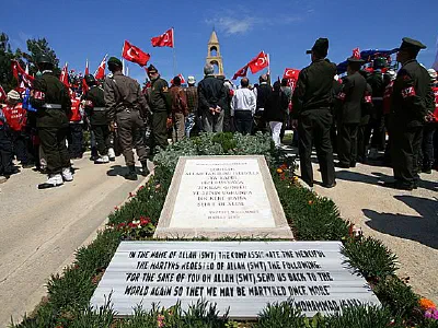 Gallipoli, 57th Regiment Memorial - Anzac Day 2007, Turkish 57th Regiment Memorial Service