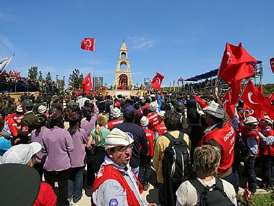 Gallipoli, 57th Regiment Memorial - Anzac Day 2007, Turkish 57th Regiment Memorial Service