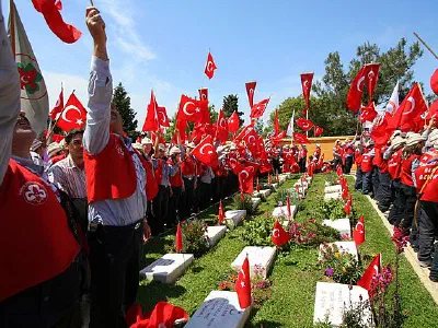 Gallipoli, 57th Regiment Memorial - Anzac Day 2007, Turkish 57th Regiment Memorial Service