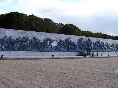 The wall at the memorial showing the service and sacrifice of the Turkish soldiers.