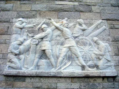 Pictures on the Çanakkale Martyrs Memorial