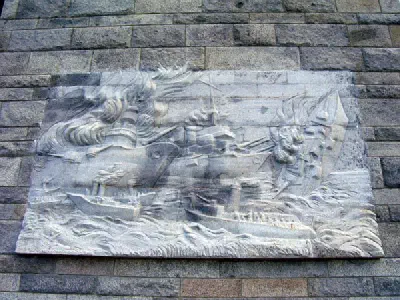 Pictures on the Çanakkale Martyrs Memorial
