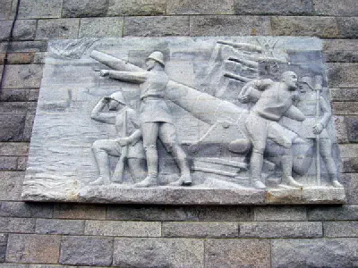 Pictures on the Çanakkale Martyrs Memorial