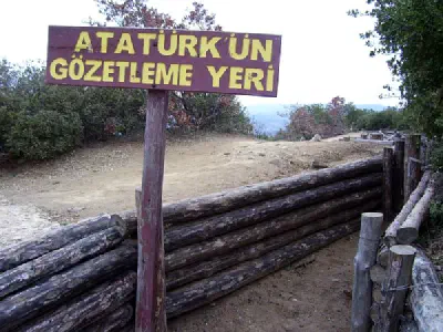 Atatürk's watching point at Chunuk Bair